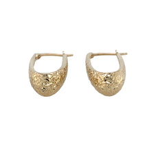 Load image into Gallery viewer, New 9ct Yellow Gold Long Sparkle Creole Earrings with the weight 1.90 grams
