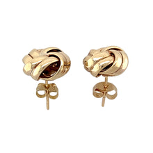 Load image into Gallery viewer, 9ct Gold 14mm Knot Stud Earrings
