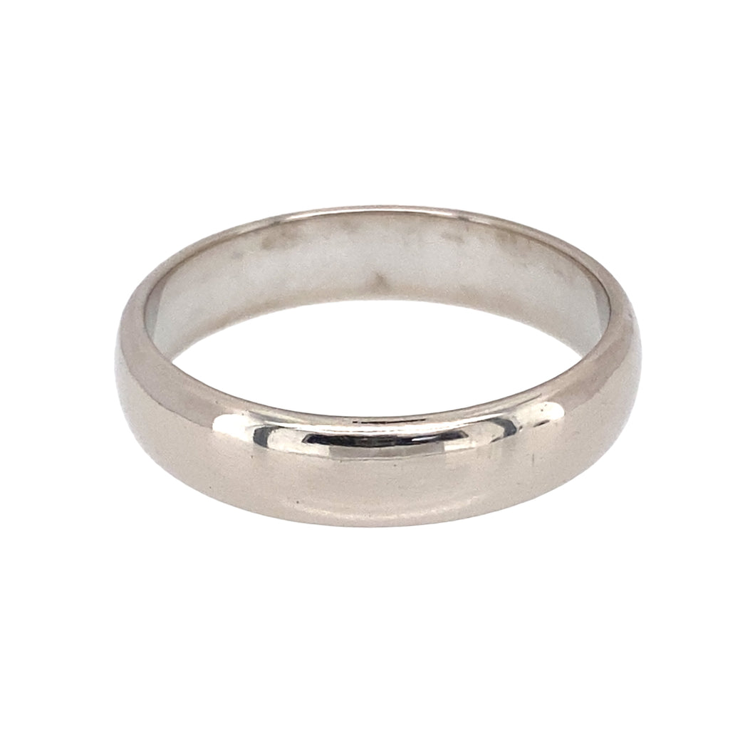 18ct White Gold 5mm Wedding Band Ring