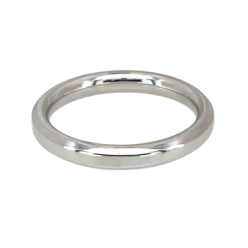 18ct White Gold 3mm Wedding Band Ring