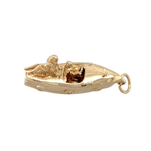 Load image into Gallery viewer, 9ct Gold Luxury Speedboat Pendant

