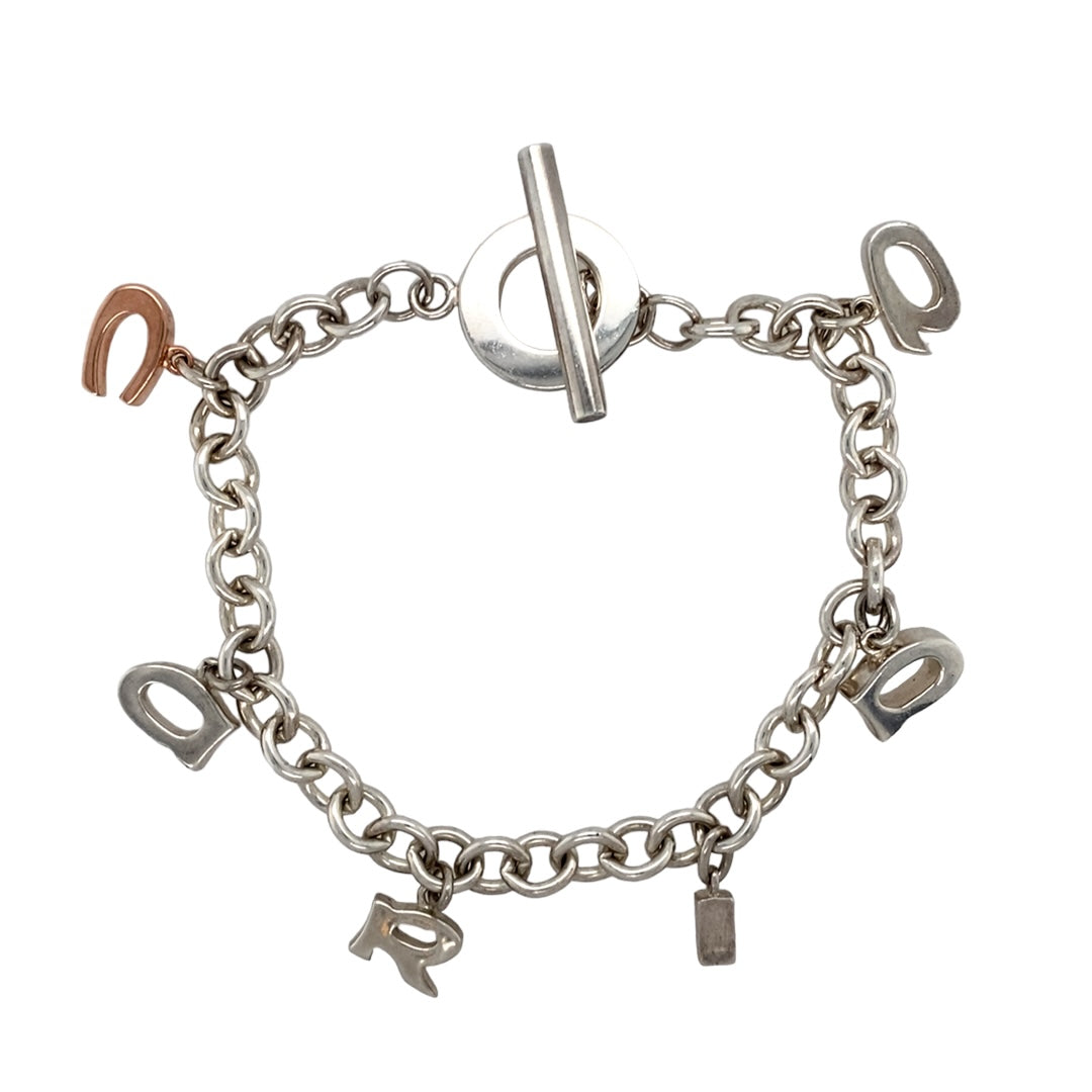 925 Silver Clogau 8" Cariad Charm Bracelet