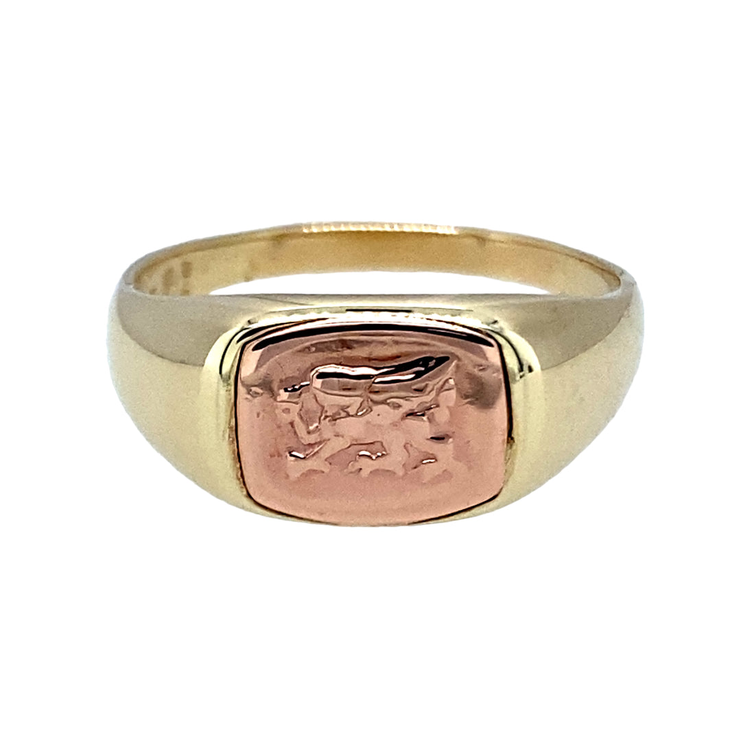 9ct Gold Welsh Dragon Clogau Signet Ring