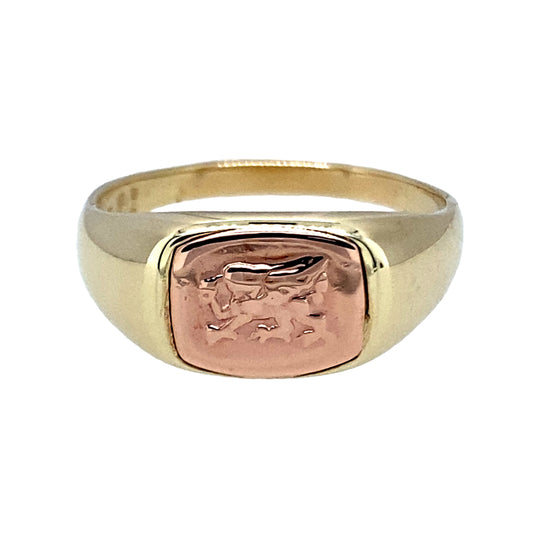 9ct Gold Welsh Dragon Clogau Signet Ring