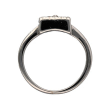 Load image into Gallery viewer, 18ct White Gold Diamond &amp; Sapphire Set Halo Ring
