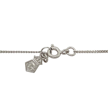 925 Silver & Diamond Set Clogau Eternal Love Heart 18" Necklace