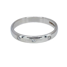 Load image into Gallery viewer, 18ct White Gold &amp; Diamond Band Ring

