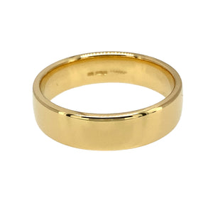 Preowned 18ct Yellow Gold 6mm Wedding Band Ring in size U with the weight 9.20 grams