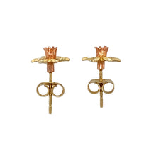 Load image into Gallery viewer, 9ct Gold Clogau Daffodil Stud Earrings
