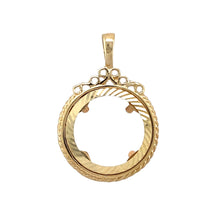 Load image into Gallery viewer, New 9ct Gold Half Sovereign Mount Pendant
