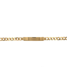 Load image into Gallery viewer, 9ct Gold 7.75&quot; Identity Curb Bracelet
