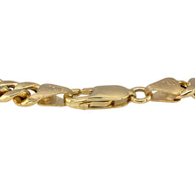 Load image into Gallery viewer, New 9ct Yellow Gold 8.5&quot; Hollow Curb Bracelet with the weight 7.90 grams and link width 6mm
