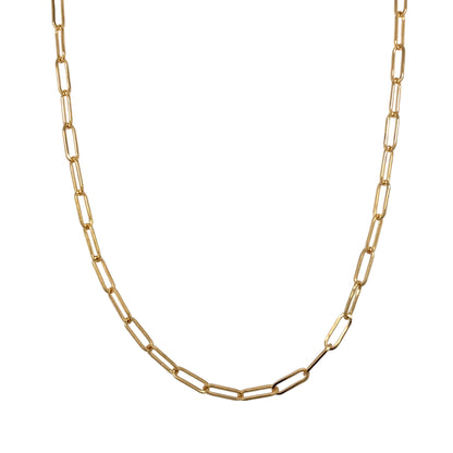 9ct Gold 18" Paperclip Chain