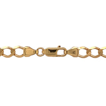 Load image into Gallery viewer, New 9ct Yellow Gold 18&quot; Economy Curb Chain with the weight 11 grams and link width 6mm
