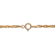 Load image into Gallery viewer, New 9ct Yellow Gold 20&quot; Singapore Chain with the weight 3.90 grams and link width 2mm
