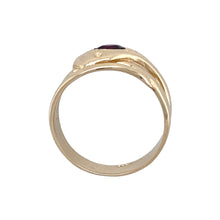 Load image into Gallery viewer, 9ct Gold &amp; Garnet Set Serpent Ring
