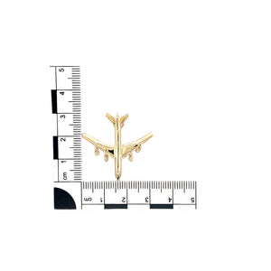 9ct Gold Aeroplane Pendant