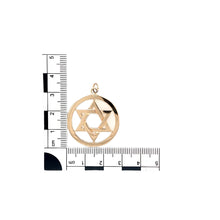 Load image into Gallery viewer, 9ct Gold Star of David Pendant
