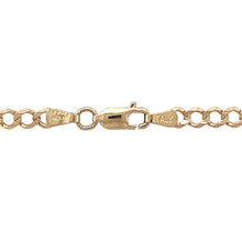 Load image into Gallery viewer, Preowned 9ct Yellow Gold 30&quot; Curb Chain with the weight 11.20 grams and link width 4mm
