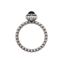 Load image into Gallery viewer, 925 Silver &amp; Red Stone Pandora Ring
