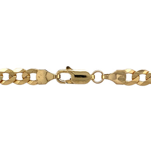Preowned 9ct Yellow Gold 20" Curb Chain with the weight 12.40 grams and link width 5mm
