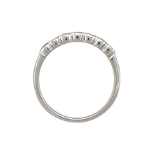 Load image into Gallery viewer, 9ct White Gold &amp; Diamond Set Band Ring
