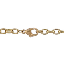 Load image into Gallery viewer, Preowned 9ct Yellow Gold 30&quot; Faceted Belcher Chain with the weight 25.70 grams and link width 4mm
