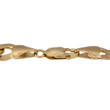 Load image into Gallery viewer, New 9ct Yellow Gold 8.5&quot; Curb Bracelet with the wight 21.50 grams and link width 10mm
