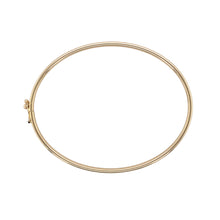 Load image into Gallery viewer, 9ct Gold Plain Oval Children&#39;s Bangle
