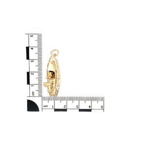 9ct Gold Luxury Speedboat Pendant