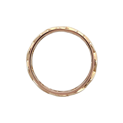 9ct Gold Clogau Open Weave Band Ring