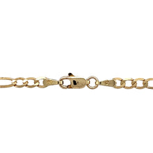 Load image into Gallery viewer, Preowned 9ct Yellow Gold 22&quot; Figaro Chain with the weight 4.60 grams and link width 3mm
