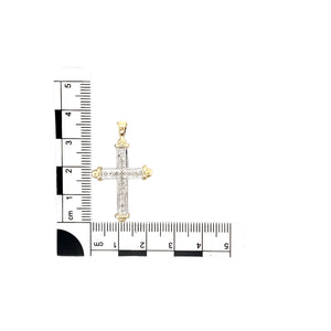 9ct Gold & Diamond Set Cross Pendant
