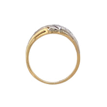 Load image into Gallery viewer, 18ct Gold &amp; Diamond Set Split Wave Band Ring
