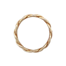 Load image into Gallery viewer, 9ct Gold Clogau Twisted Band Ring
