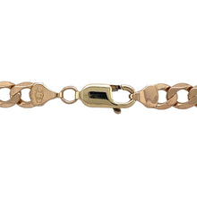 Load image into Gallery viewer, Preowned 9ct Yellow Gold 22&quot; Curb Chain with the weight 30.90 grams and link width 7mm
