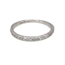 Load image into Gallery viewer, 18ct White Gold &amp; Diamond Set Band Ring
