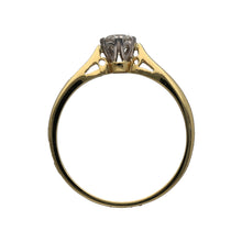 Load image into Gallery viewer, 18ct Gold &amp; Diamond Set Solitaire Ring
