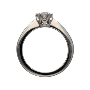 Platinum & Diamond Set Solitaire Ring