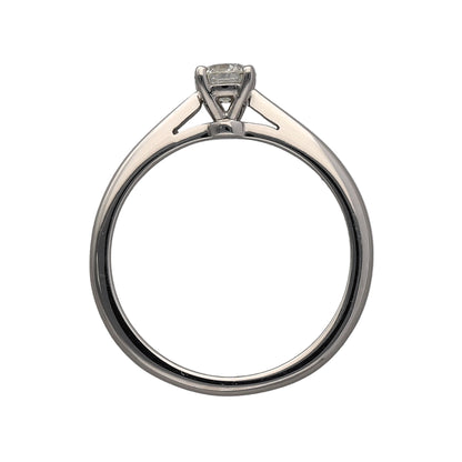 Platinum & Diamond Set Solitaire Ring
