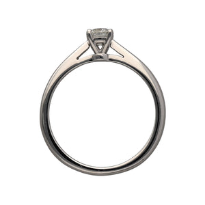 Platinum & Diamond Set Solitaire Ring