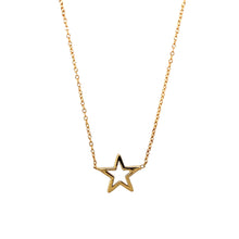 Load image into Gallery viewer, New 9ct Gold Star 16&quot; - 18&quot; Necklace
