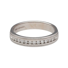 Load image into Gallery viewer, 18ct White Gold &amp; Diamond Set Half Eternity Band Ring
