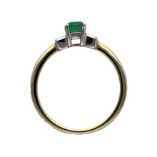 Load image into Gallery viewer, 9ct Gold Diamond &amp; Emerald Set Ring
