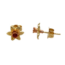 Load image into Gallery viewer, 9ct Gold Clogau Daffodil Stud Earrings
