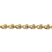 Load image into Gallery viewer, 18ct Gold &amp; Diamond Set 7&quot; Swirl Bracelet

