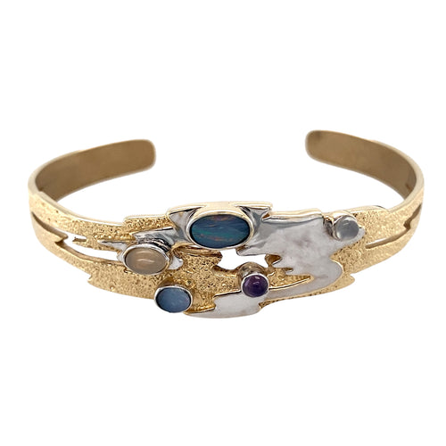 9ct Gold Clogau Torque Style Bangle