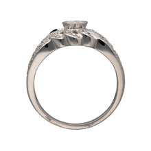 Load image into Gallery viewer, 18ct White Gold &amp; Diamond Set Flower Ring

