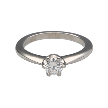 Platinum & Diamond Set Solitaire Ring