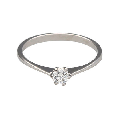 Platinum & Diamond Set Solitaire Ring